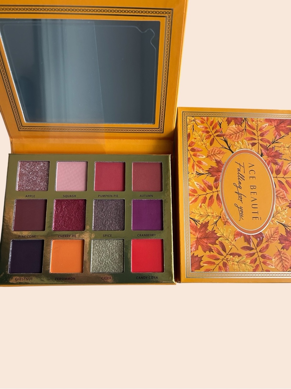 ACE BEAUTÉ Falling for You Eyeshadow Palette New In Box Warm Fall Colors